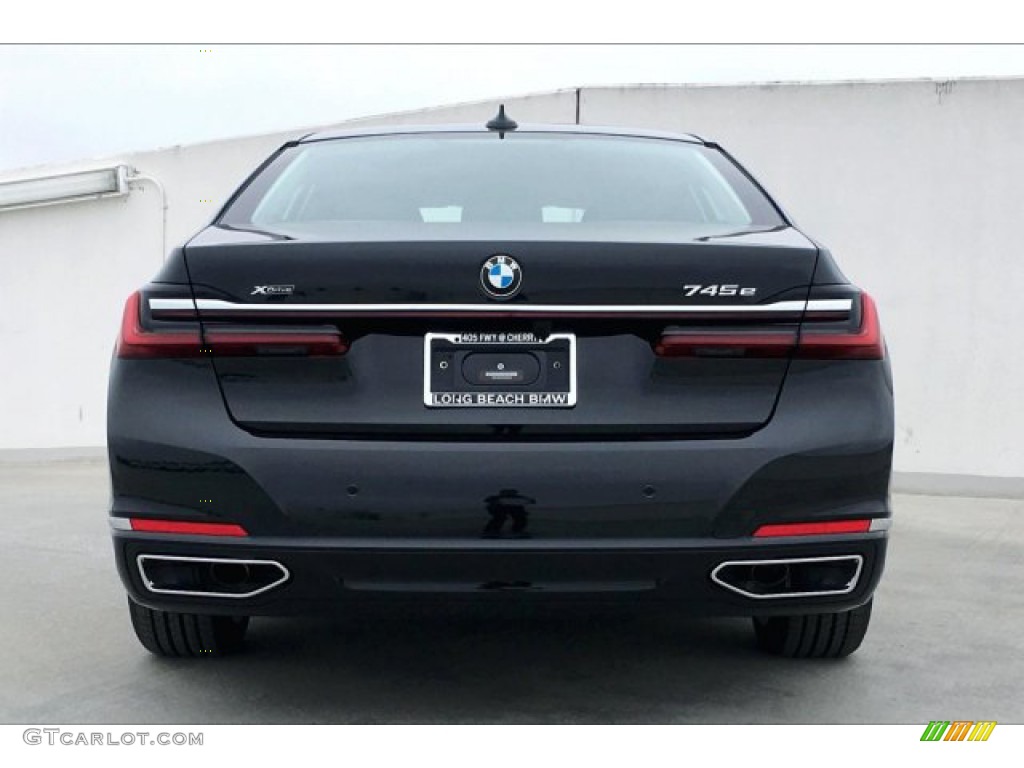 2020 7 Series 745e xDrive iPerformance Sedan - Black Sapphire Metallic / Black photo #4