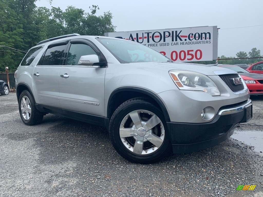 2008 Acadia SLT - Liquid Silver Metallic / Ebony photo #1