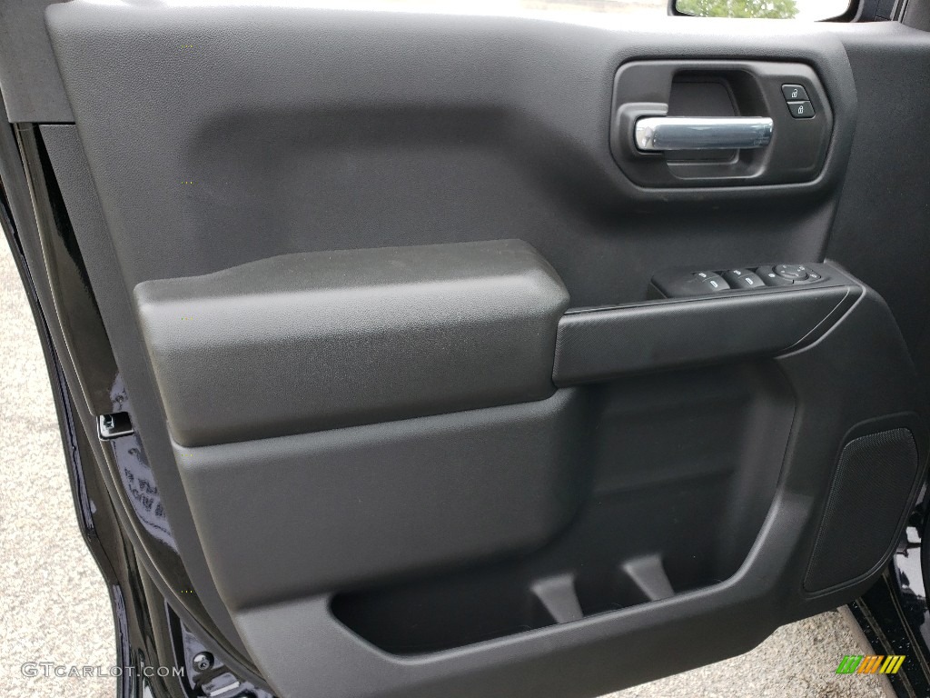 2019 Silverado 1500 WT Double Cab - Black / Jet Black photo #8