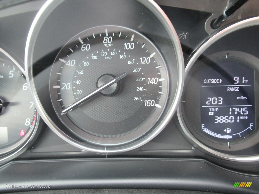 2016 CX-5 Touring - Sonic Silver Metallic / Black photo #16