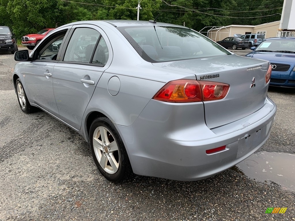 2008 Lancer ES - Graphite Gray Pearl / Black photo #5