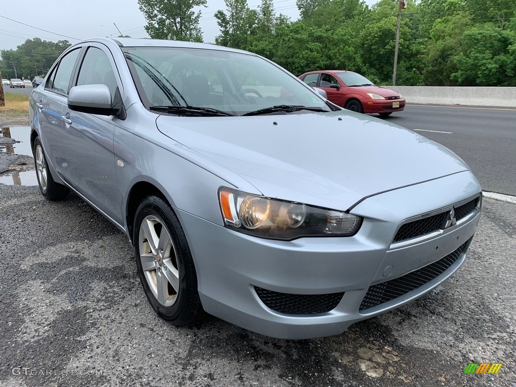 2008 Lancer ES - Graphite Gray Pearl / Black photo #8
