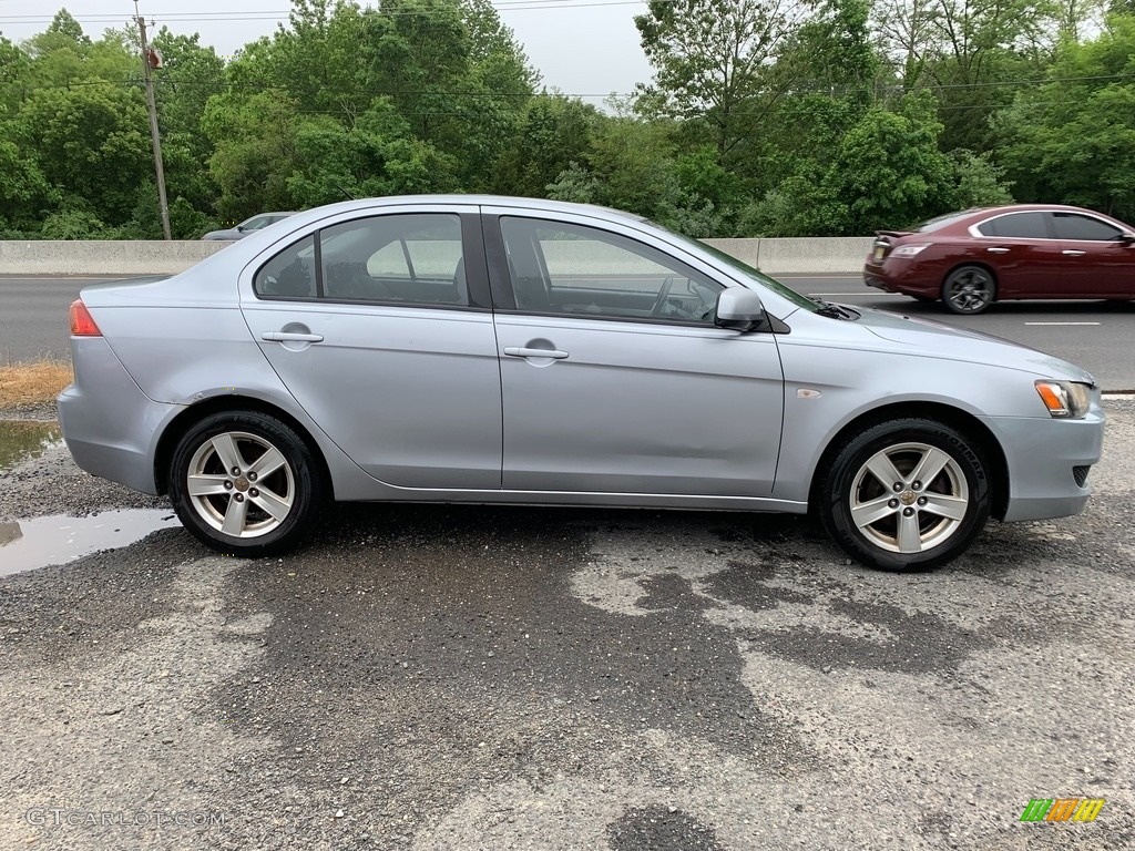 2008 Lancer ES - Graphite Gray Pearl / Black photo #10