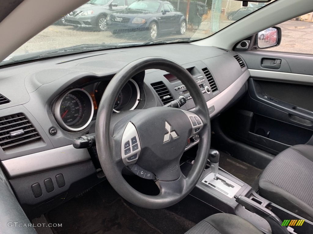 2008 Lancer ES - Graphite Gray Pearl / Black photo #11
