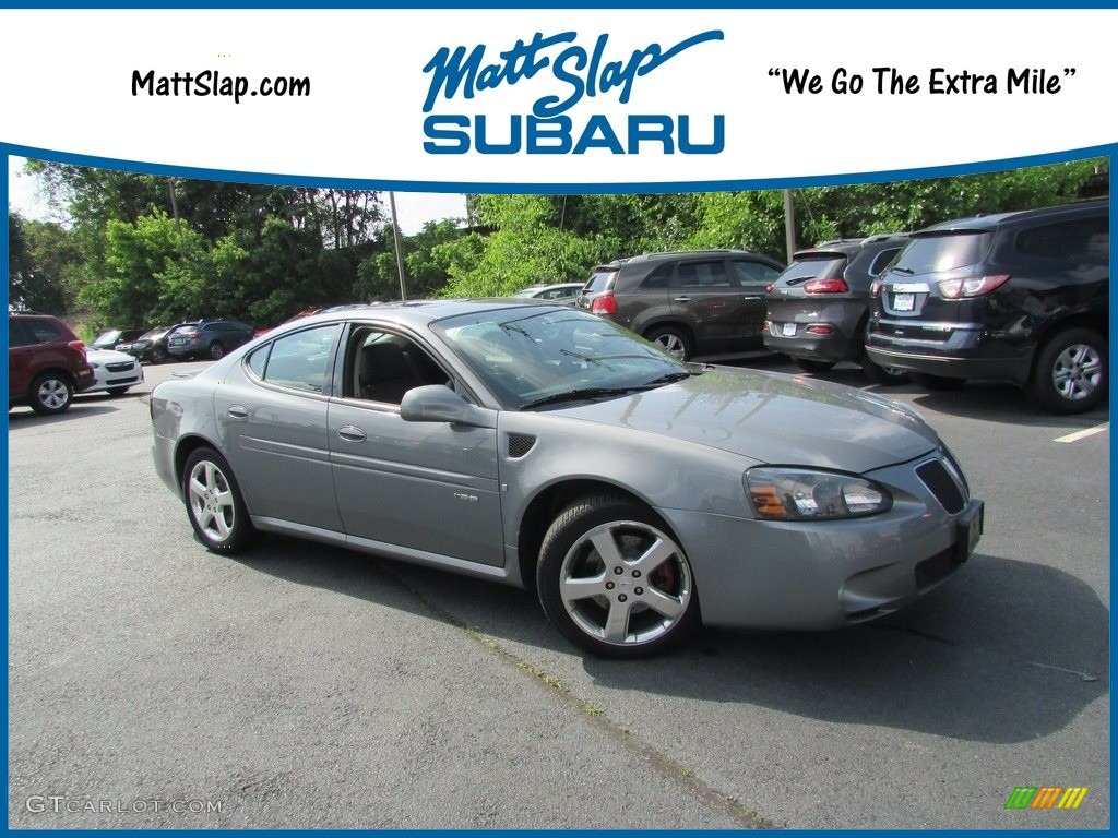 2008 Grand Prix GXP Sedan - Shadow Gray Metallic / Ebony photo #1