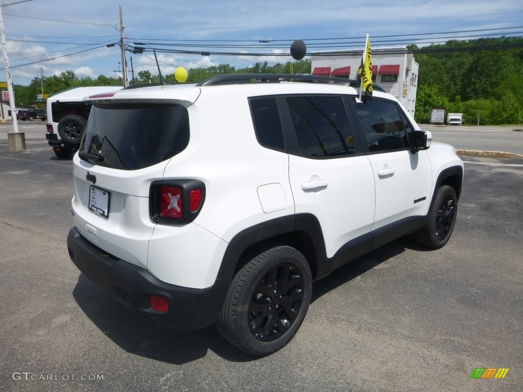 2018 Renegade Latitude 4x4 - Alpine White / Black photo #5