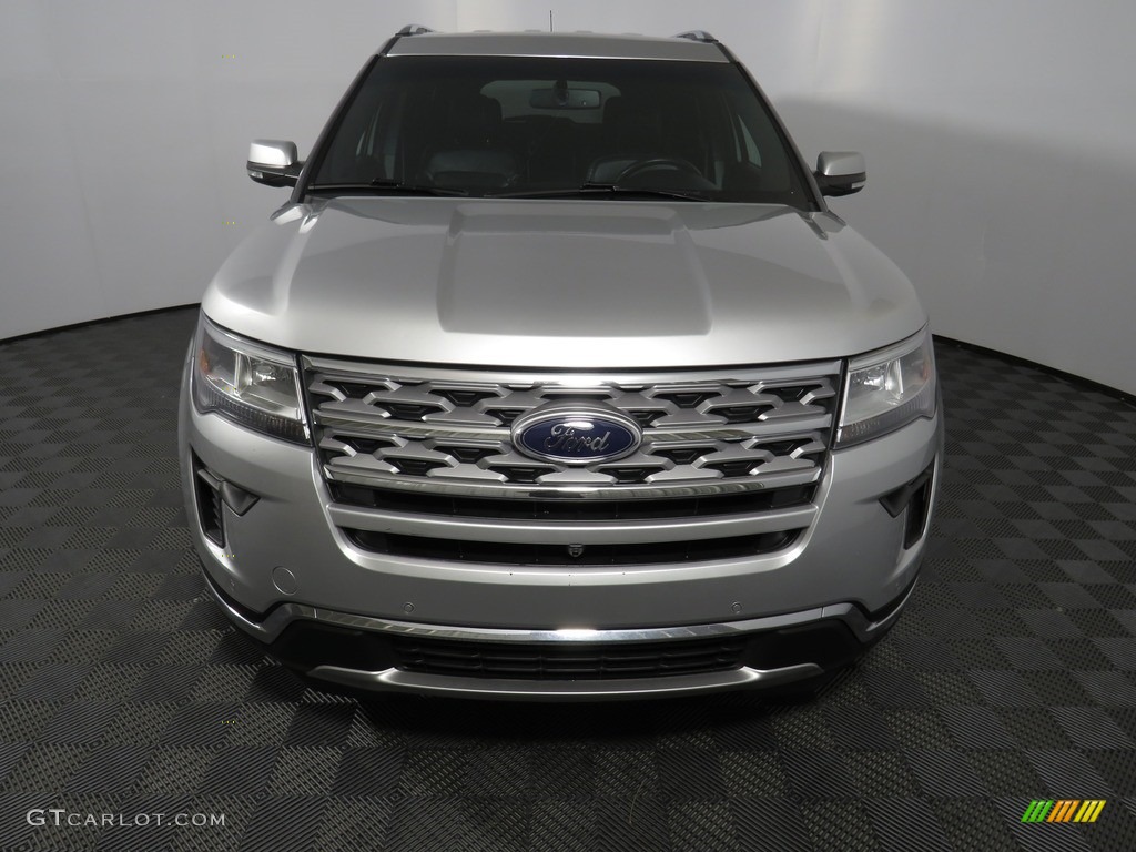 2018 Explorer Limited 4WD - Ingot Silver / Ebony Black photo #4