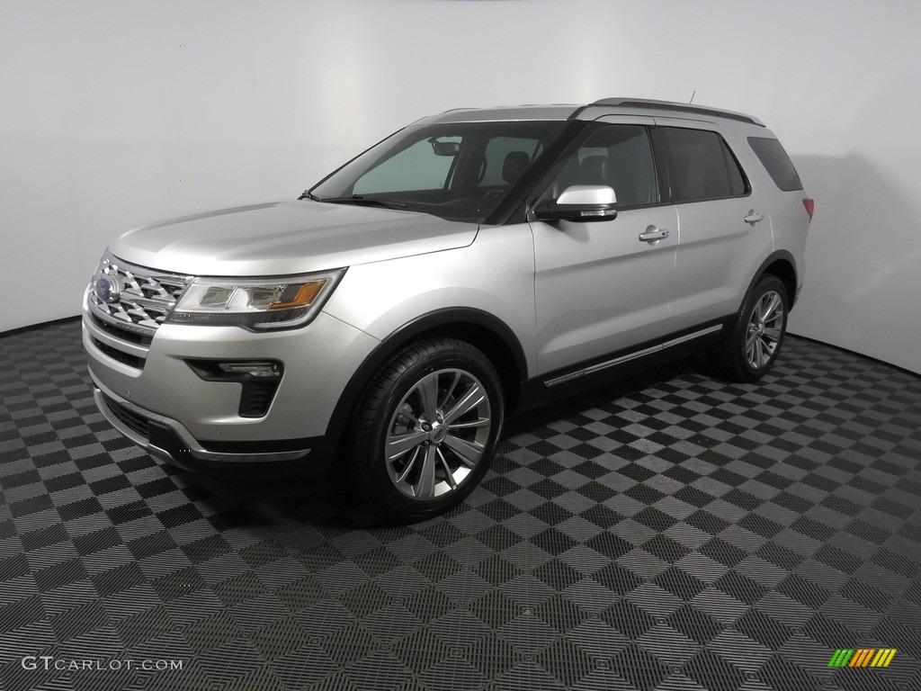 2018 Explorer Limited 4WD - Ingot Silver / Ebony Black photo #7