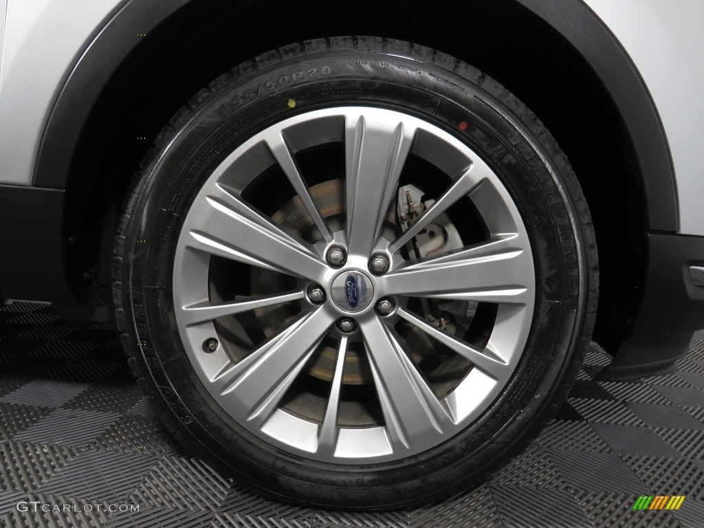 2018 Explorer Limited 4WD - Ingot Silver / Ebony Black photo #20