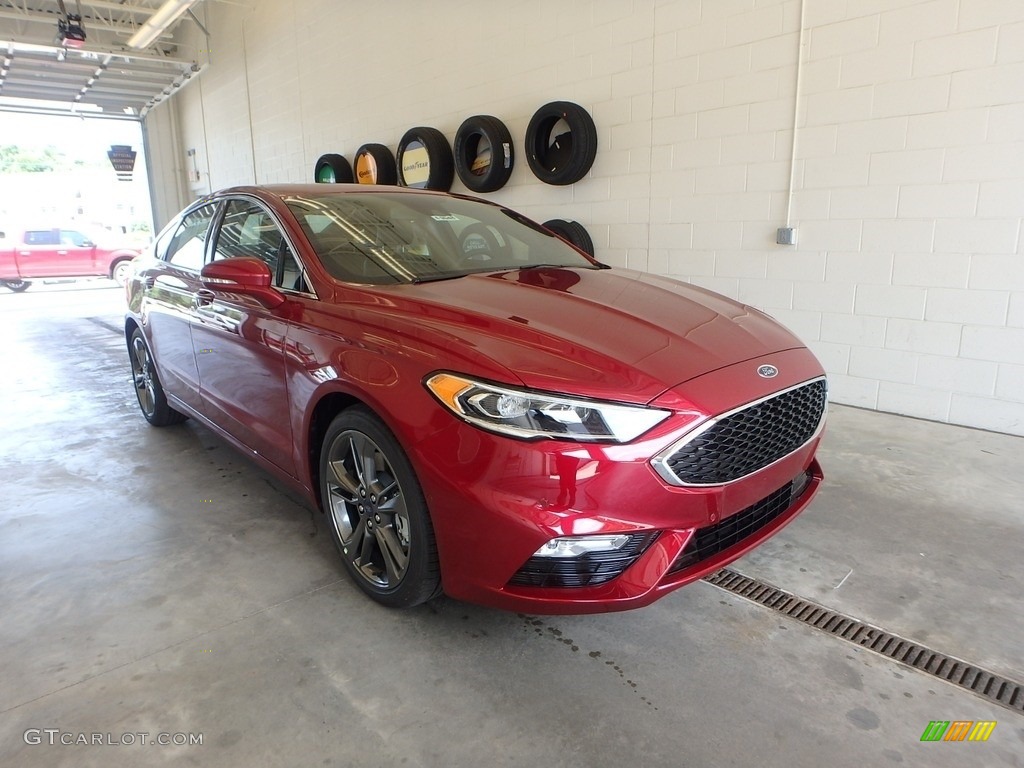 2019 Fusion V6 Sport AWD - Ruby Red / Ebony photo #1