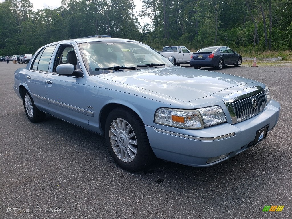 2009 Grand Marquis LS - Light Ice Blue Metallic / Medium Light Stone photo #3