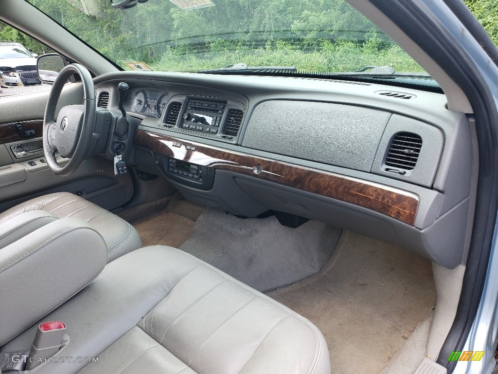 2009 Grand Marquis LS - Light Ice Blue Metallic / Medium Light Stone photo #9
