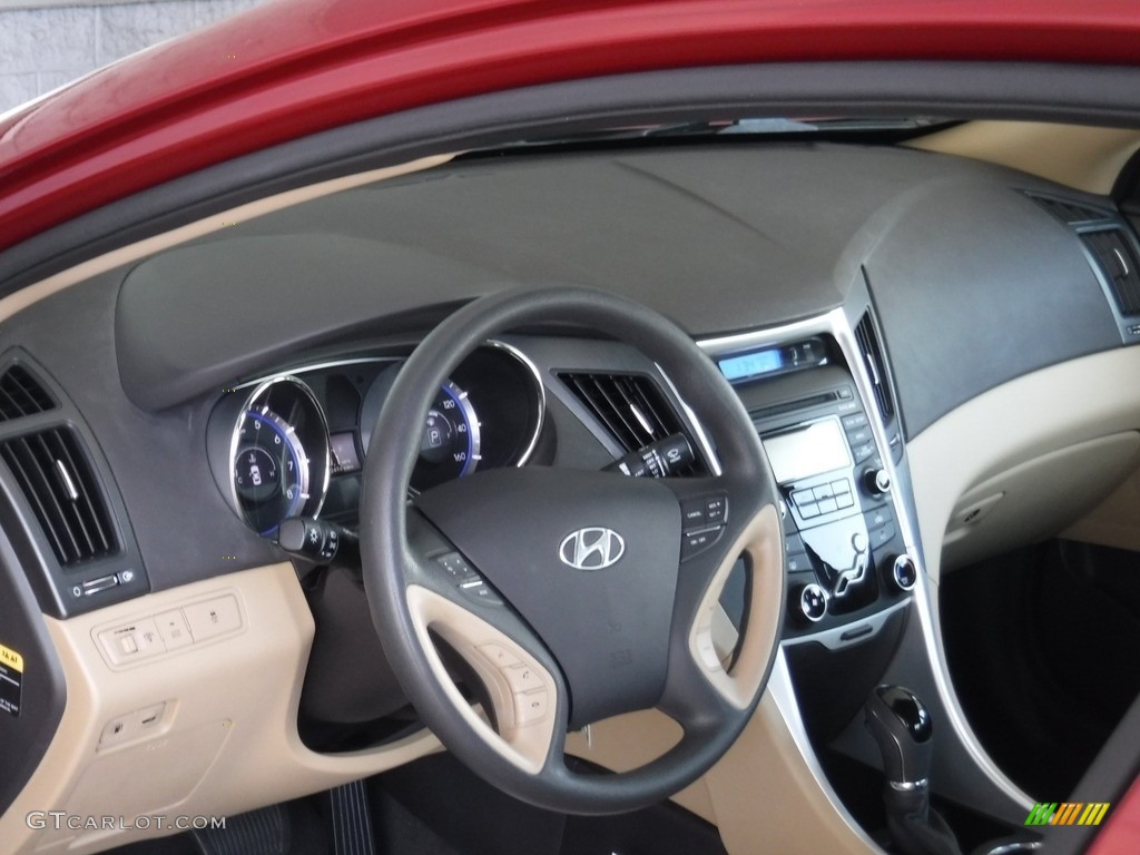 2013 Sonata GLS - Sparkling Ruby / Camel photo #10