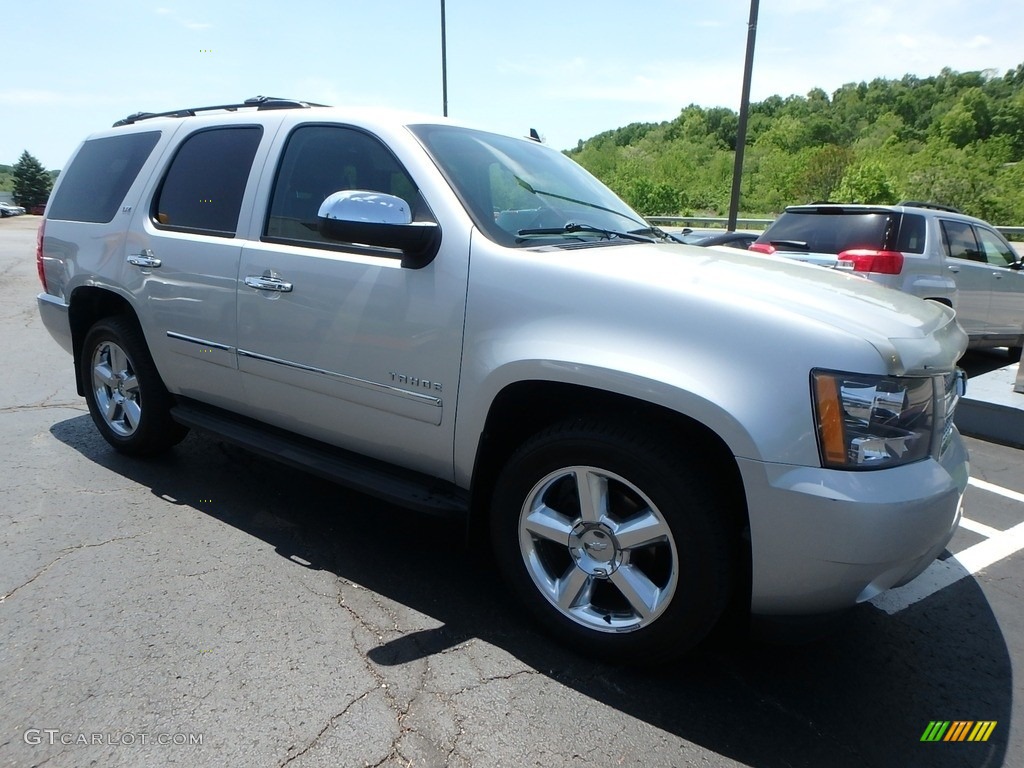 2011 Tahoe LTZ 4x4 - Sheer Silver Metallic / Ebony photo #4