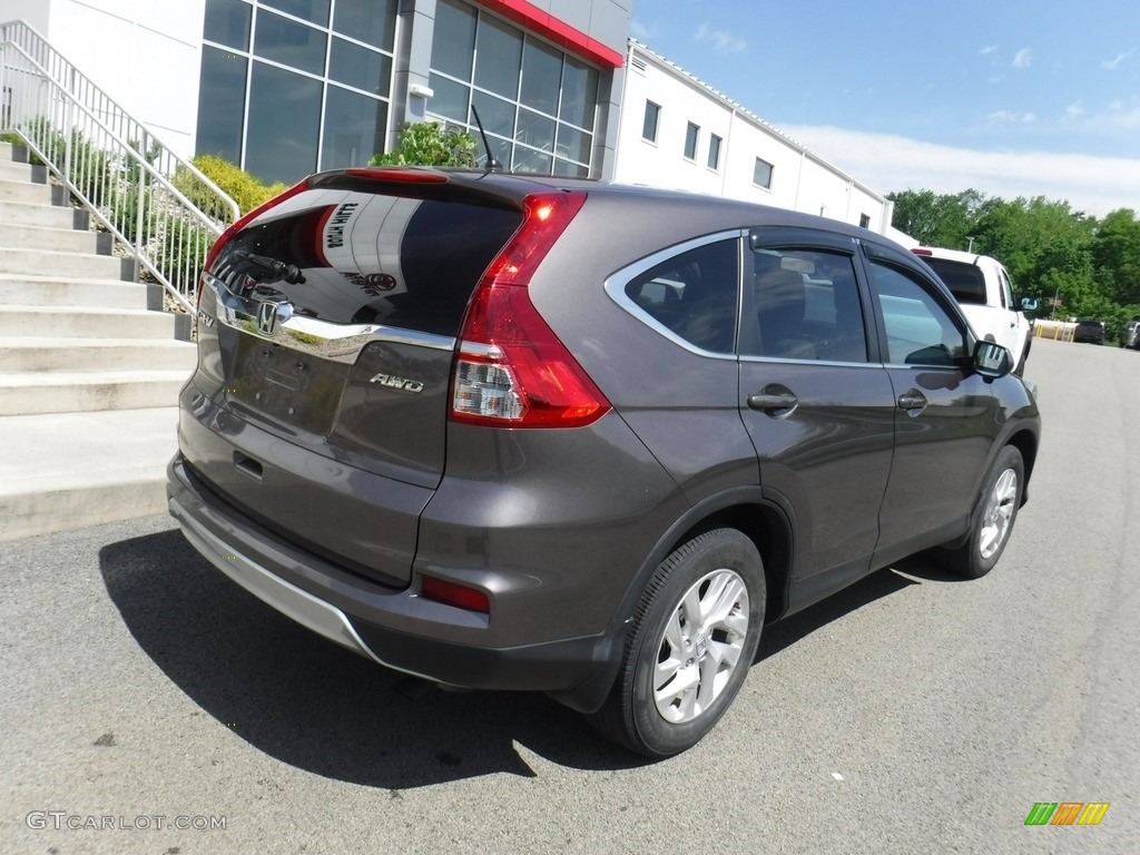 2016 CR-V EX AWD - Urban Titanium Metallic / Beige photo #7