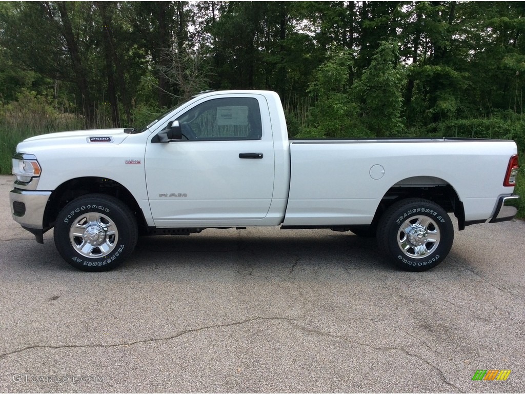 Bright White 2019 Ram 2500 Tradesman Regular Cab 4x4 Exterior Photo #133632982