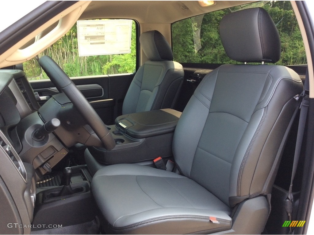 Black/Diesel Gray Interior 2019 Ram 2500 Tradesman Regular Cab 4x4 Photo #133633150
