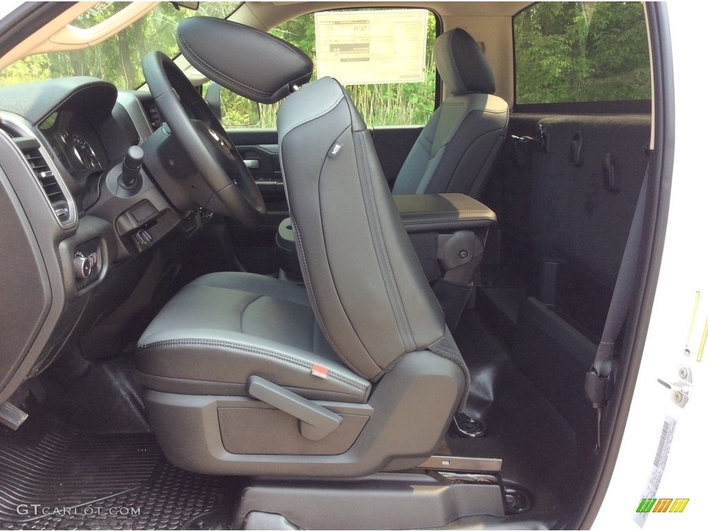 Black/Diesel Gray Interior 2019 Ram 2500 Tradesman Regular Cab 4x4 Photo #133633195