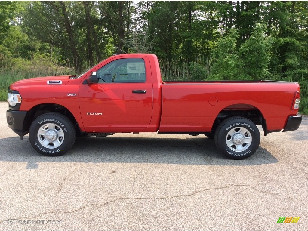 Flame Red 2019 Ram 2500 Tradesman Regular Cab 4x4 Exterior Photo #133633306