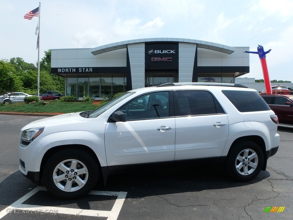 2016 Acadia SLE AWD - White Frost Tricoat / Ebony photo #1