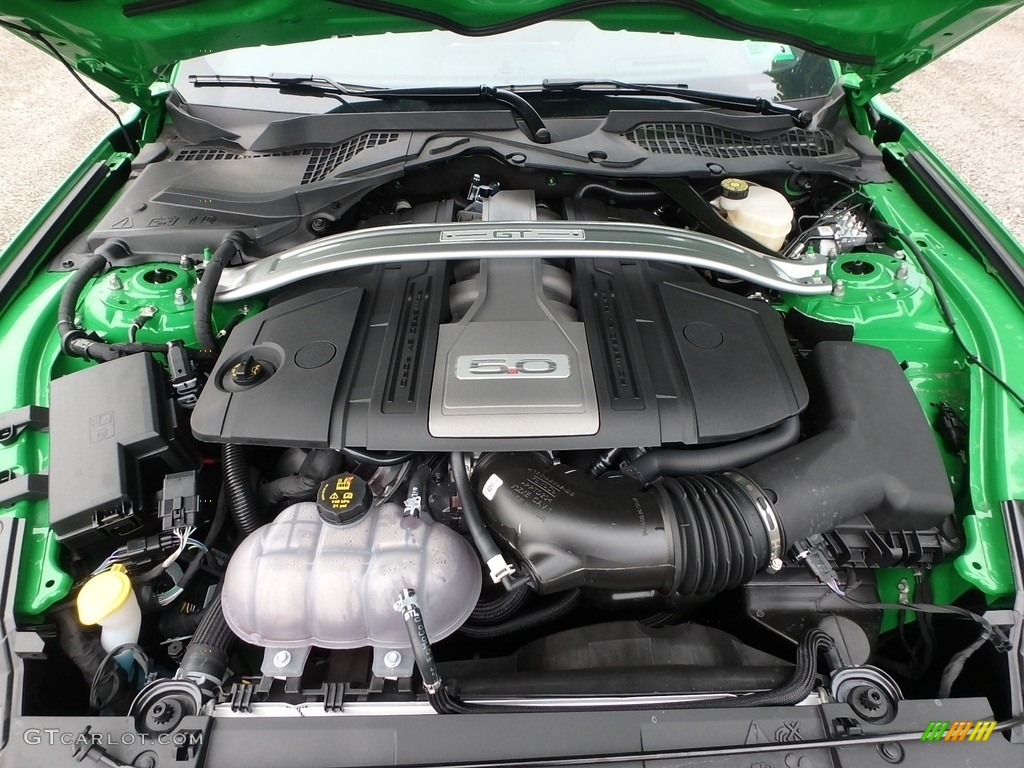 2019 Ford Mustang GT Fastback 5.0 Liter DOHC 32-Valve Ti-VCT V8 Engine Photo #133635583