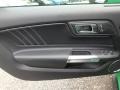 Ebony 2019 Ford Mustang GT Fastback Door Panel