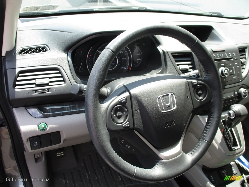 2012 CR-V EX-L 4WD - Urban Titanium Metallic / Gray photo #14