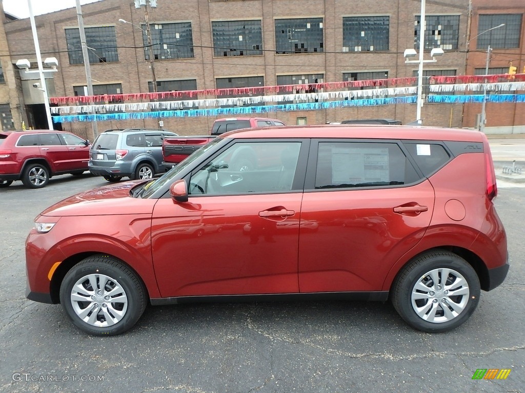 Mars Orange 2020 Kia Soul LX Exterior Photo #133637074