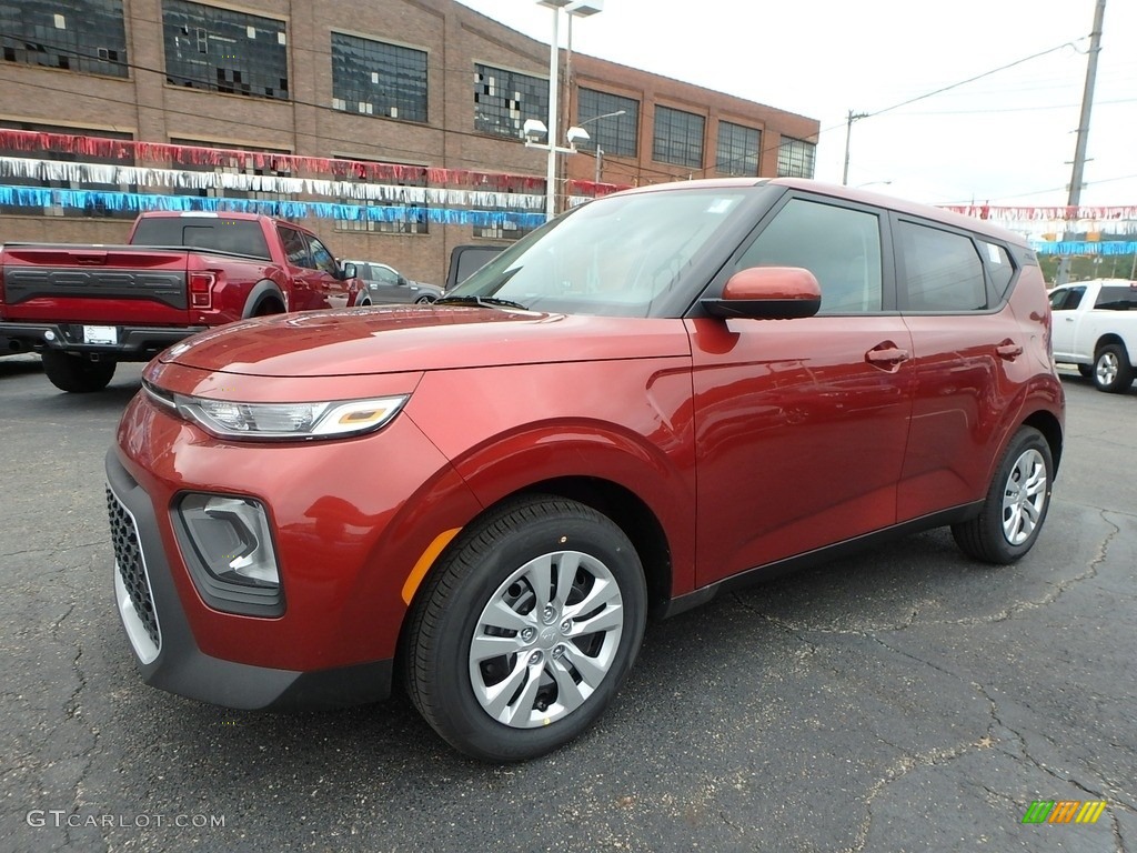 Mars Orange 2020 Kia Soul LX Exterior Photo #133637107