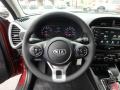 Gray Two-Tone 2020 Kia Soul LX Steering Wheel