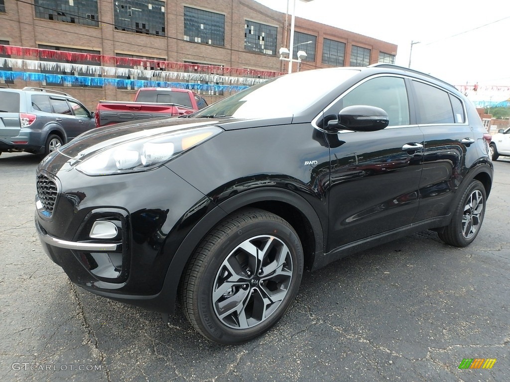 Black Cherry 2020 Kia Sportage EX AWD Exterior Photo #133637659