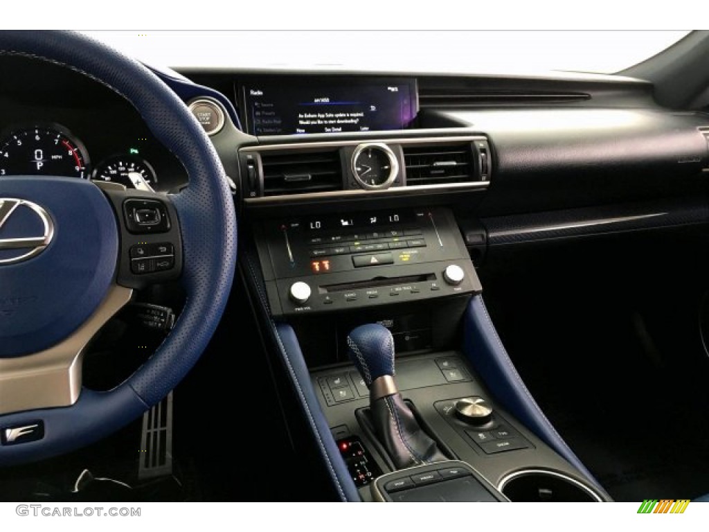 2019 Lexus RC F 10th Anniversary Special Edition 10th Anniversary Blue Dashboard Photo #133639711