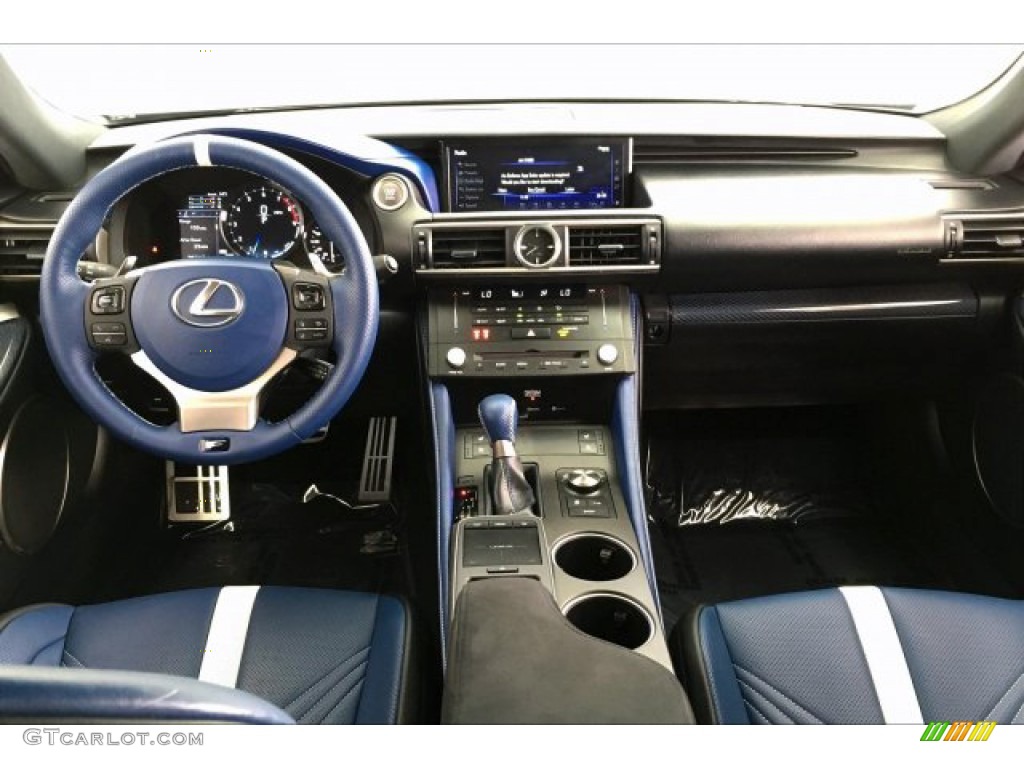 2019 Lexus RC F 10th Anniversary Special Edition 10th Anniversary Blue Dashboard Photo #133639888