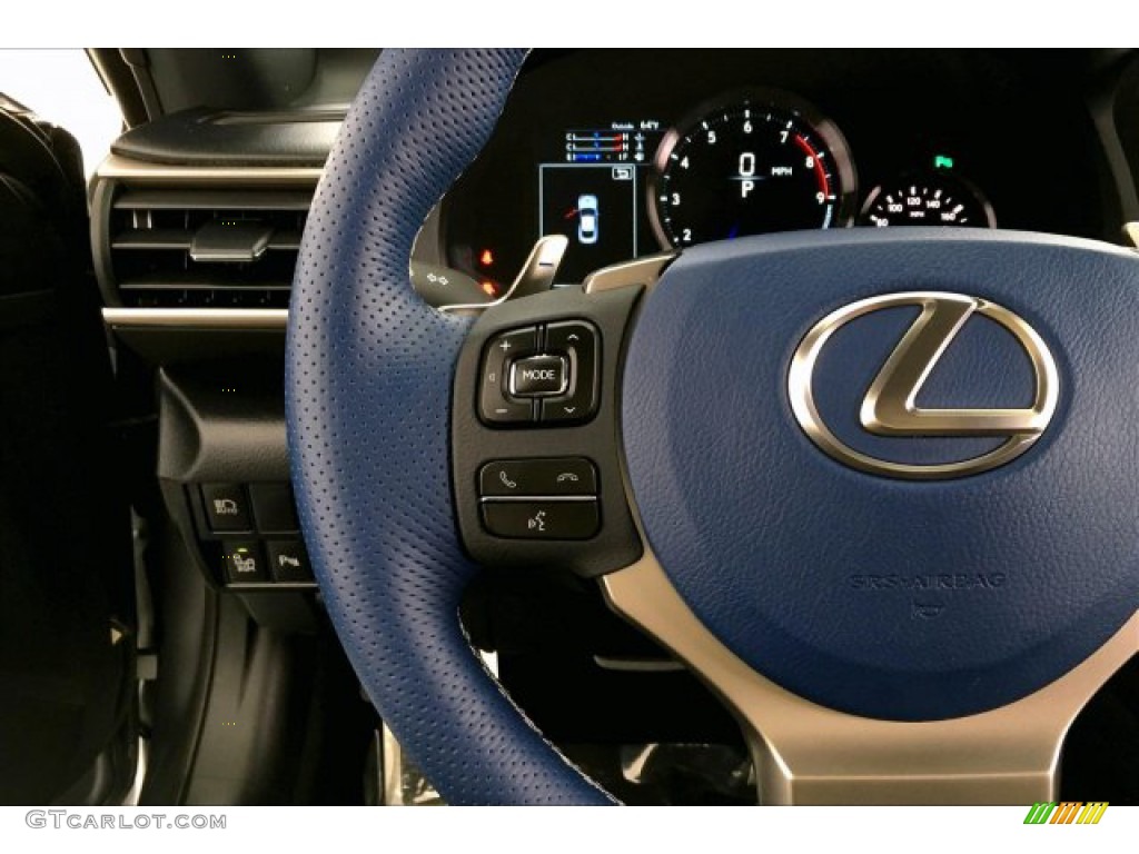 2019 Lexus RC F 10th Anniversary Special Edition 10th Anniversary Blue Steering Wheel Photo #133639903