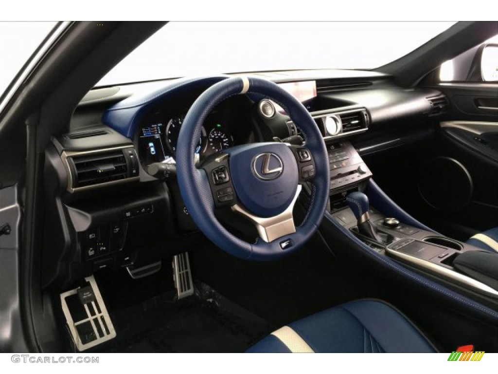 2019 Lexus RC F 10th Anniversary Special Edition 10th Anniversary Blue Dashboard Photo #133639957