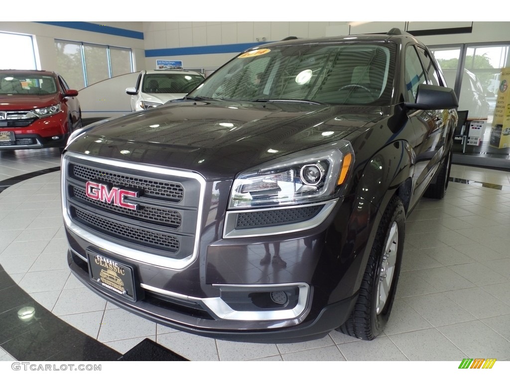 2014 Acadia SLE AWD - Carbon Black Metallic / Ebony photo #1