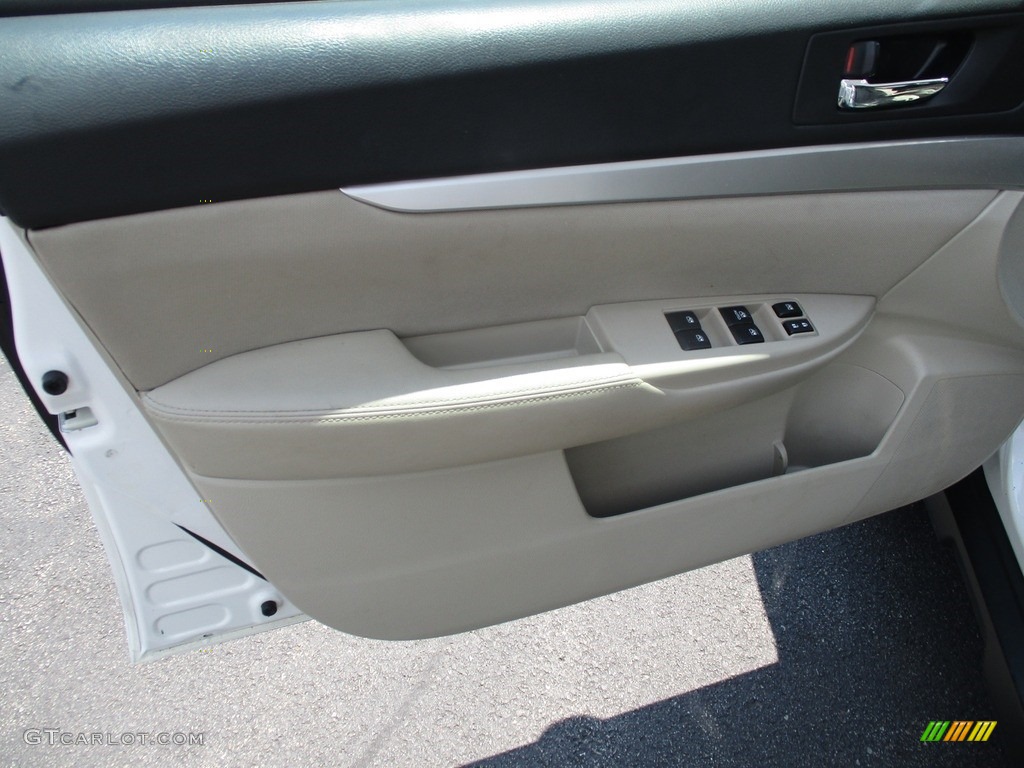 2014 Outback 2.5i Premium - Satin White Pearl / Ivory photo #10