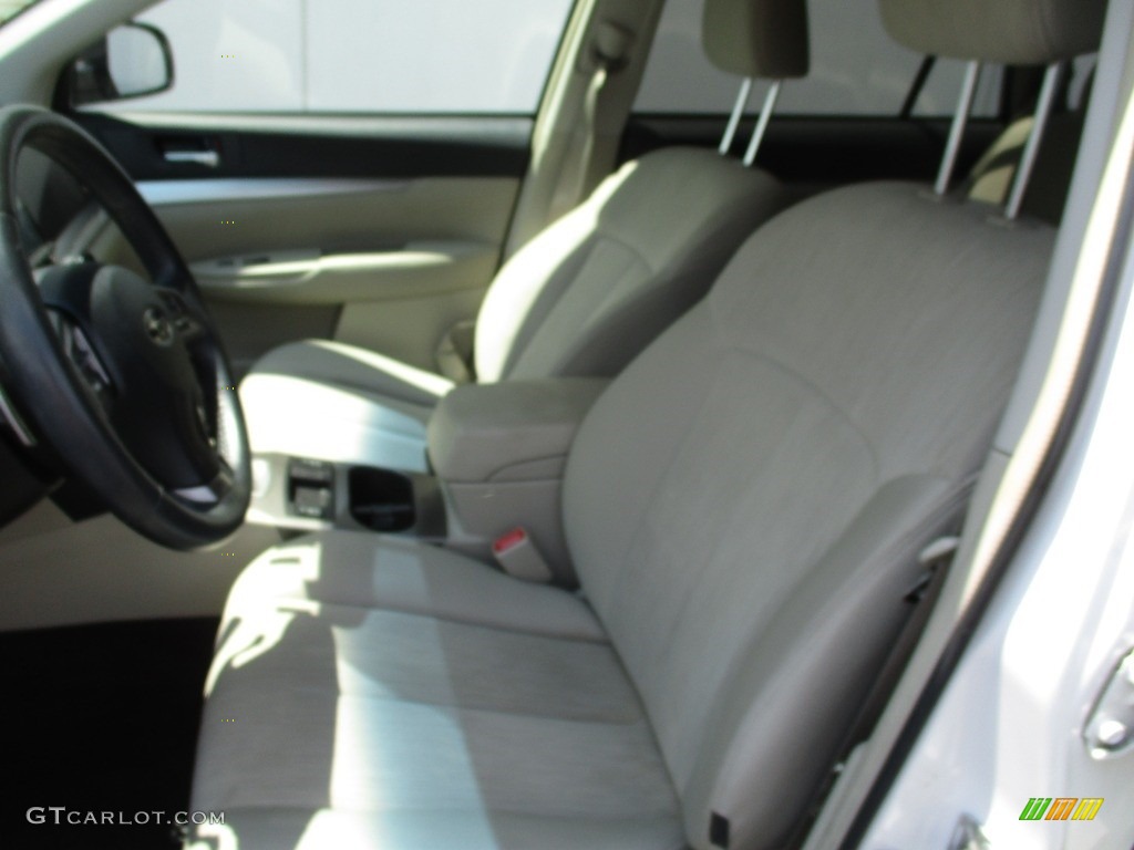 2014 Outback 2.5i Premium - Satin White Pearl / Ivory photo #11