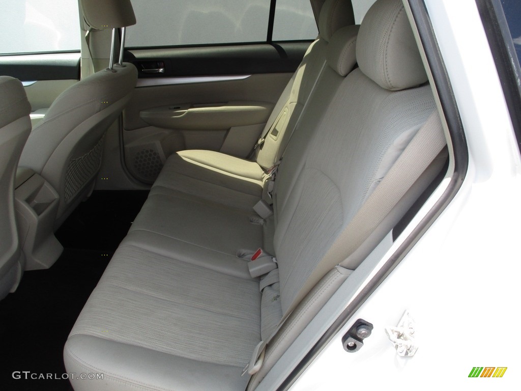 2014 Outback 2.5i Premium - Satin White Pearl / Ivory photo #12