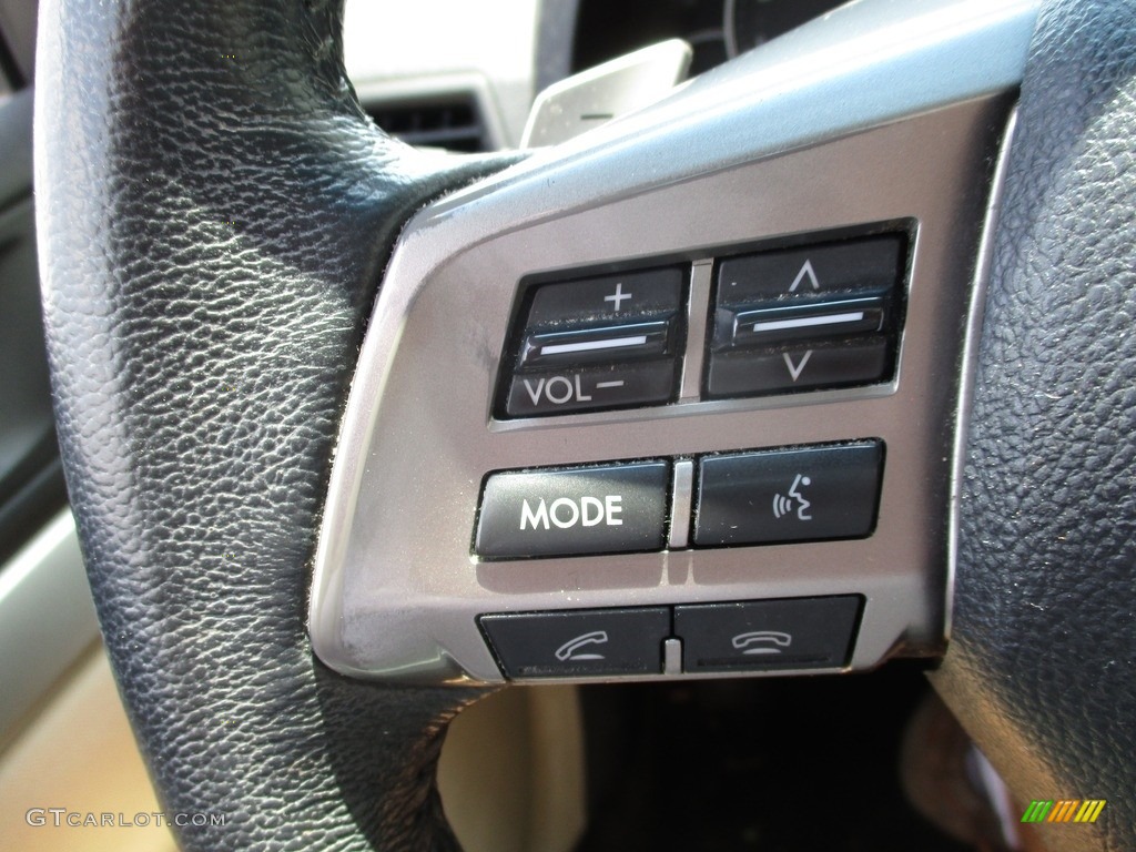 2014 Outback 2.5i Premium - Satin White Pearl / Ivory photo #17