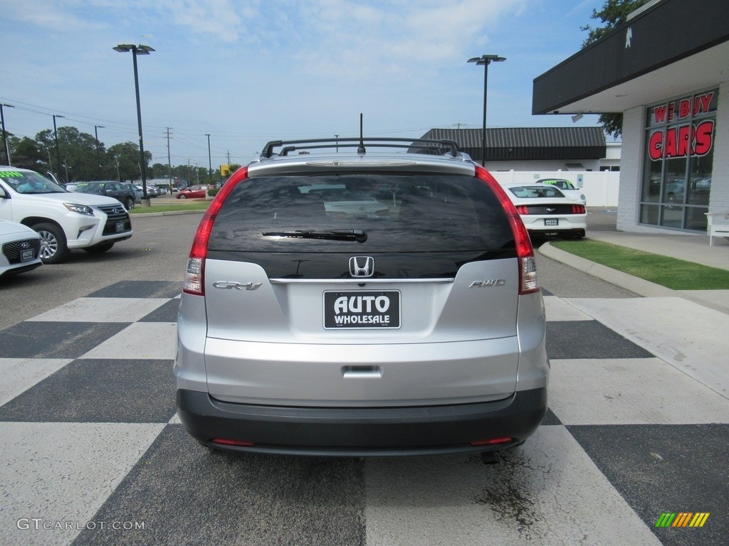 2013 CR-V EX AWD - Alabaster Silver Metallic / Gray photo #4