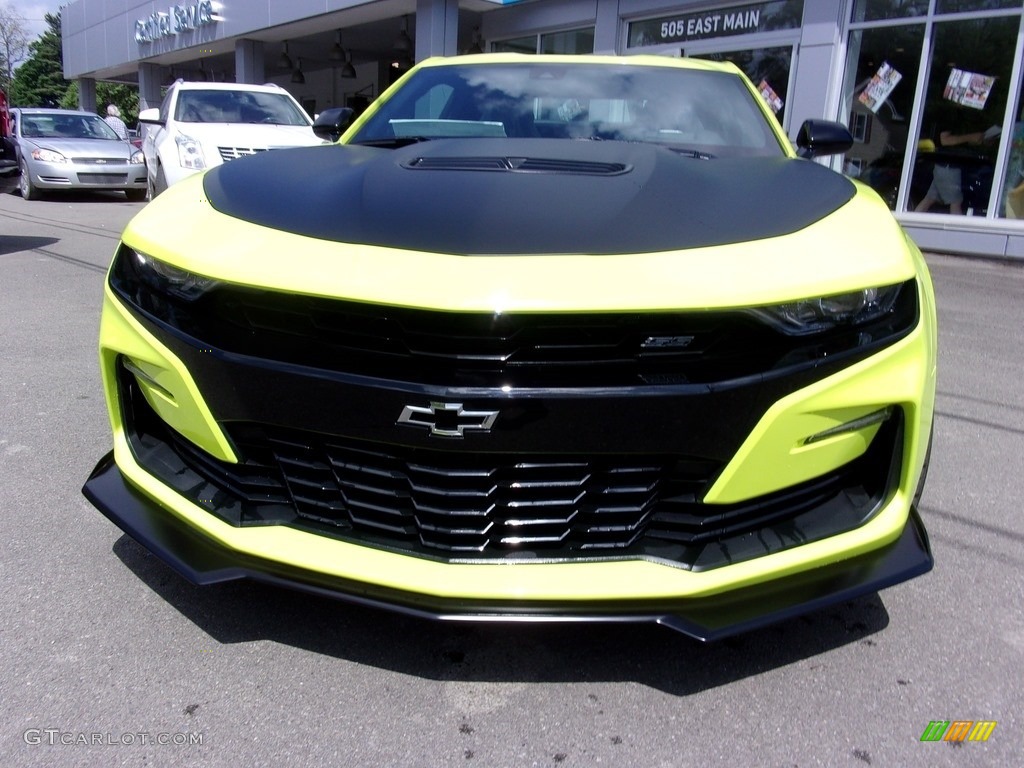 2019 Camaro SS Coupe - Shock (Light Green) / Jet Black photo #3