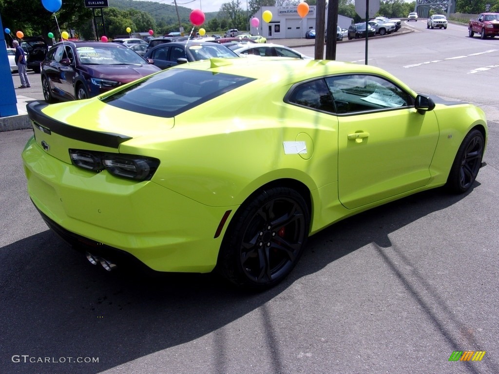 2019 Camaro SS Coupe - Shock (Light Green) / Jet Black photo #6