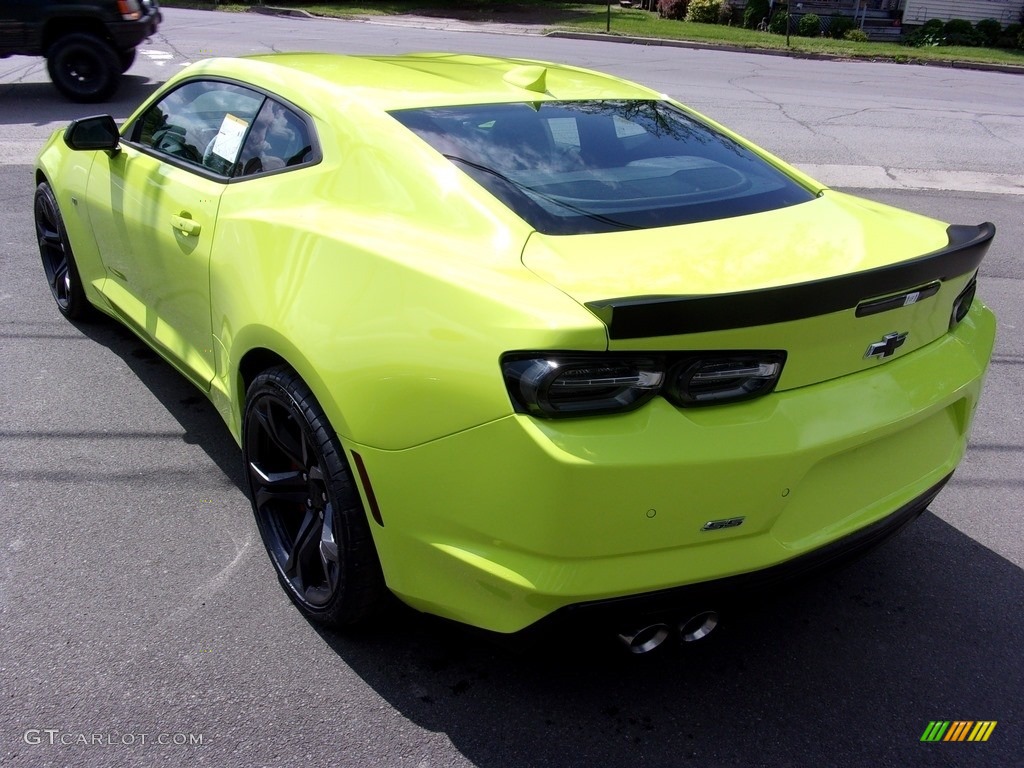 2019 Camaro SS Coupe - Shock (Light Green) / Jet Black photo #9