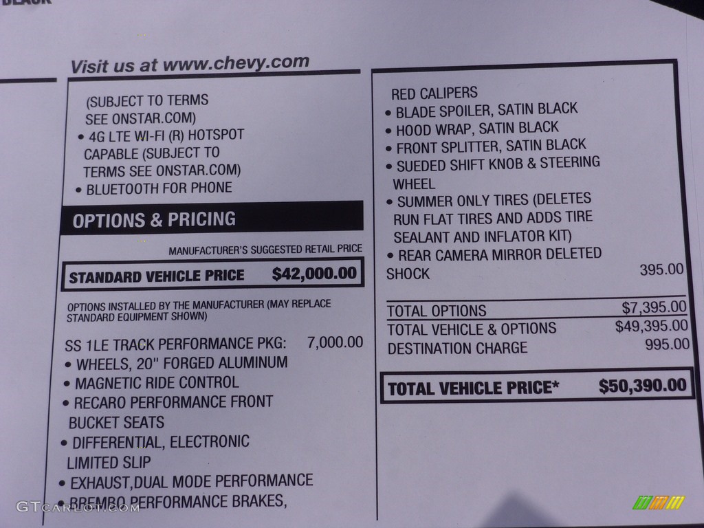 2019 Camaro SS Coupe - Shock (Light Green) / Jet Black photo #16