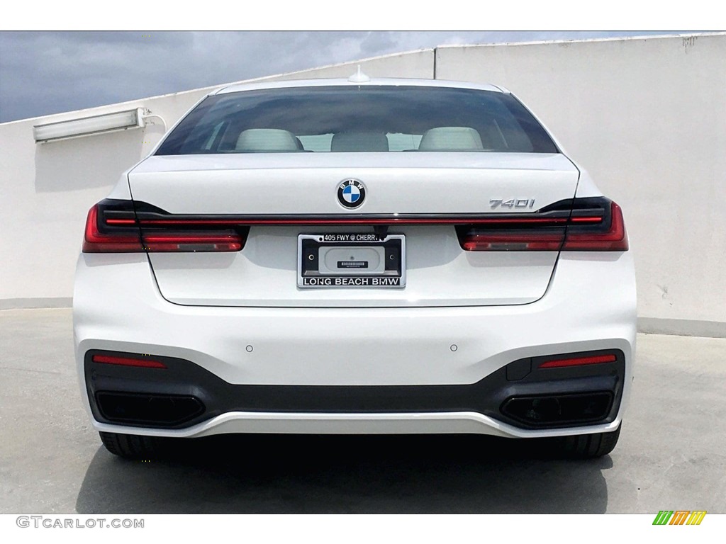 2020 7 Series 740i Sedan - Alpine White / Ivory White/Black photo #4