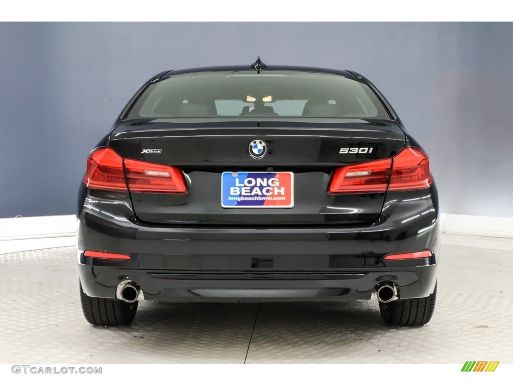 2019 5 Series 530i xDrive Sedan - Black Sapphire Metallic / Black photo #3