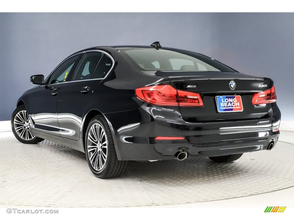 2019 5 Series 530i xDrive Sedan - Black Sapphire Metallic / Black photo #10