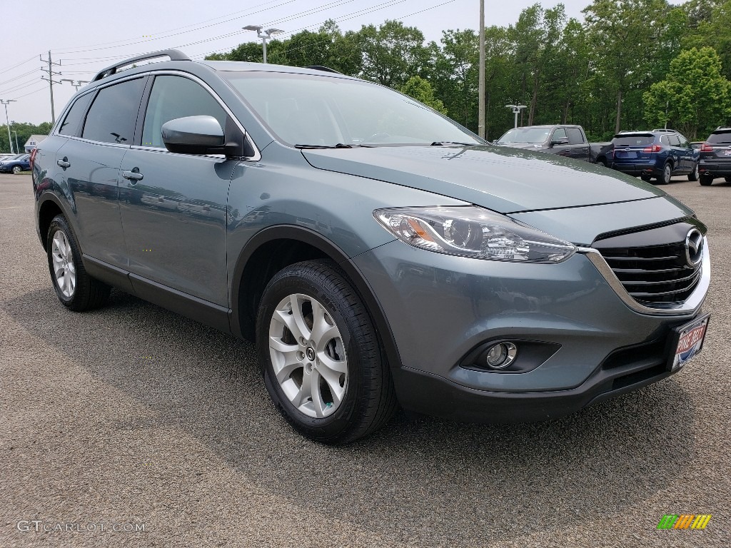 2013 CX-9 Touring AWD - Dolphin Gray Mica / Black photo #1