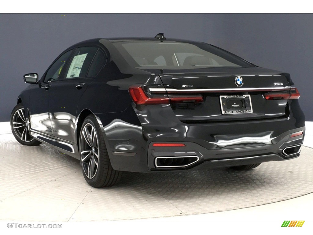 2020 7 Series 750i xDrive Sedan - Black Sapphire Metallic / Black photo #3